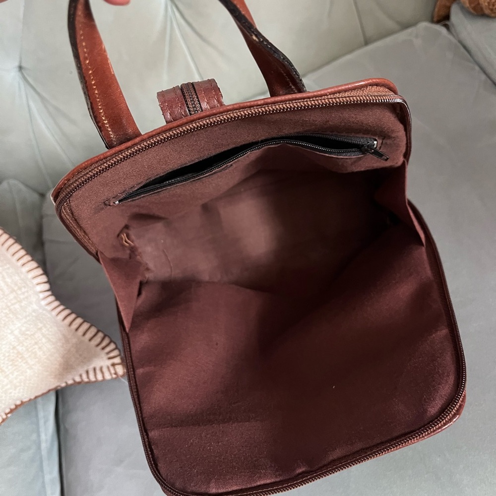 SIMONA FERRI Mini Leather Backpack - Picture 7 of 7